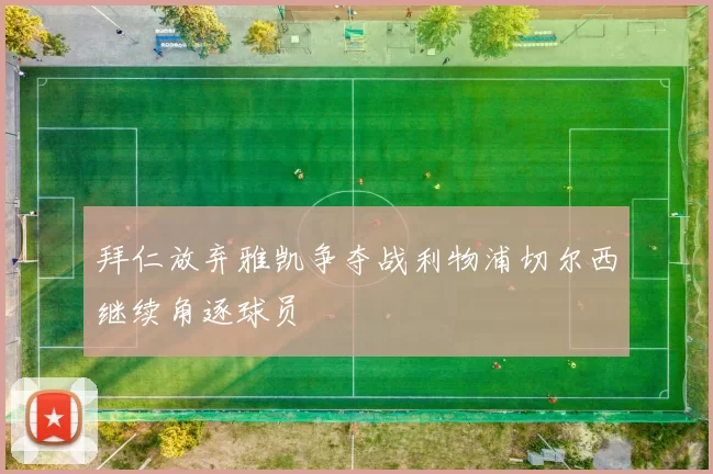 拜仁放弃雅凯争夺战利物浦切尔西继续角逐球员